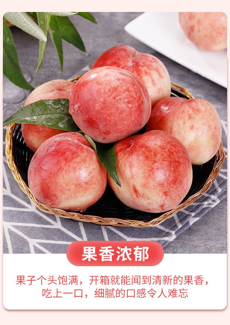 【现货超低价】水蜜桃批发新鲜桃子毛桃现摘脆桃大果应季当季水果