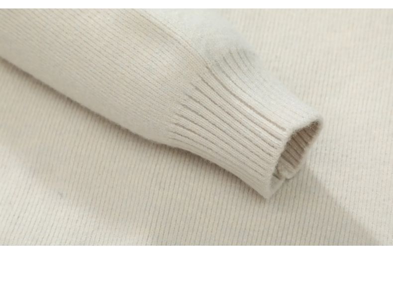 Turtleneck Zipper Sweater Autumn And Winter Coat 2025 New Loose Stand-up Collar Couple Solid Color Knitted Sweater Casual Trend_voghion.com