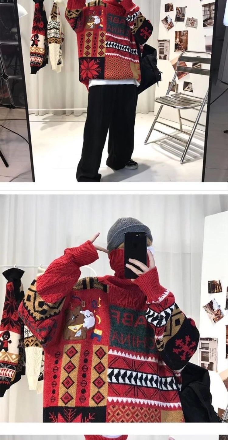 Herren Rollkragenpullover Strickpullover Für Herbst Und Winter_voghion.com