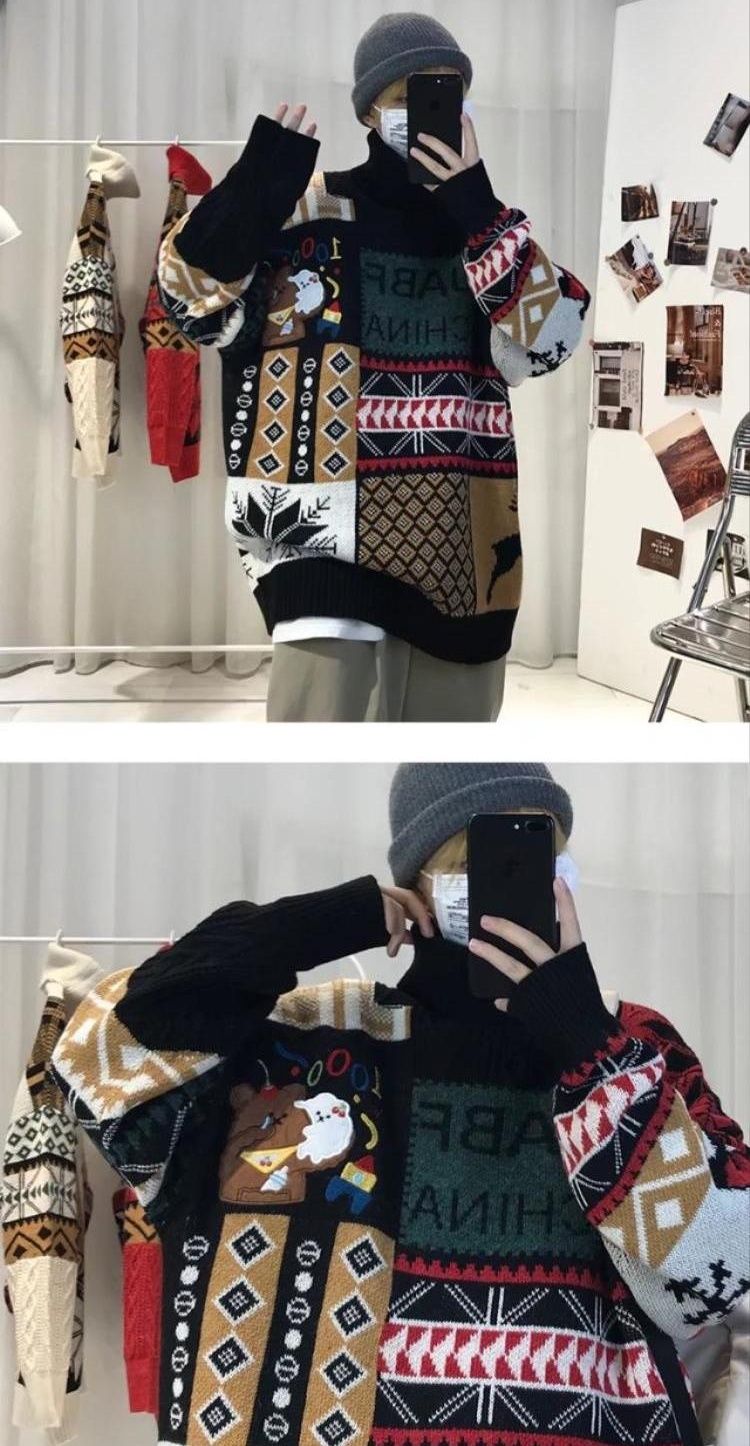 Herren Rollkragenpullover Strickpullover Für Herbst Und Winter_voghion.com